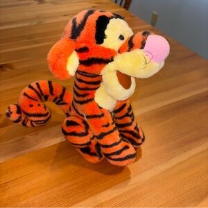 Vintage Disney Tigger 10" Plush Toy Winnie the Pooh the Hundred Acre Woods Stuff